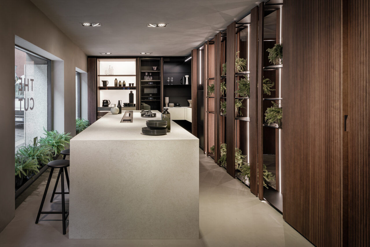 This photo shows the Flagship Store The Cut Milan, managed by Peverelli