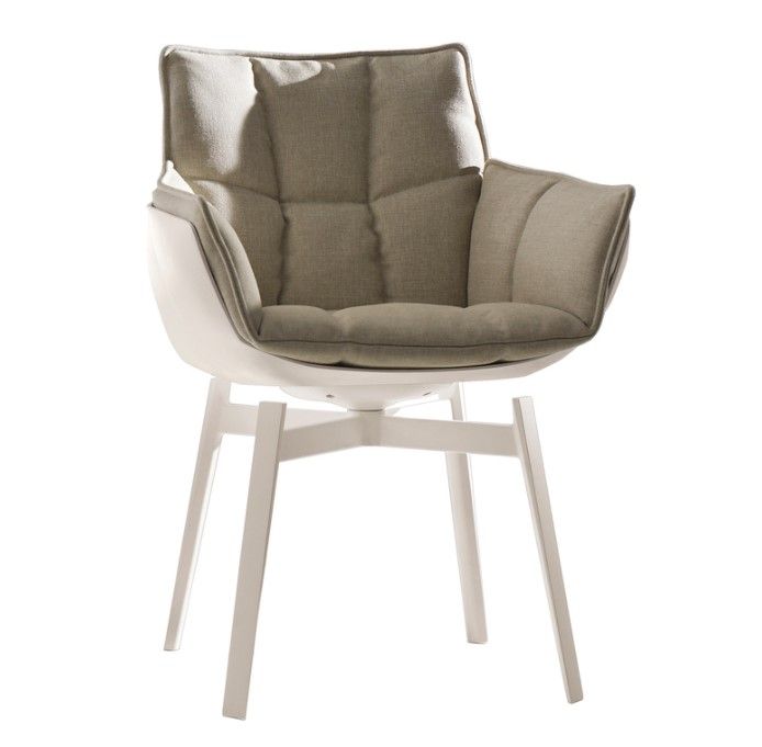 This photo shows the Husk outdoor chair by B&B