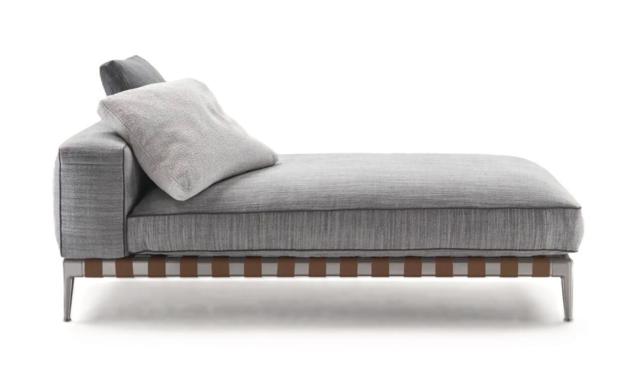 Questa foto mostra la chaise longue Gregory di Flexform