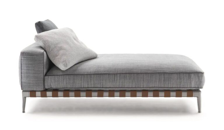 Questa foto mostra la chaise longue Gregory di Flexform