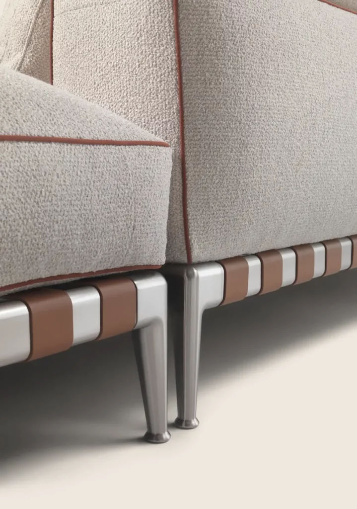 This photo shows the Gregory linear sofa by Flexform