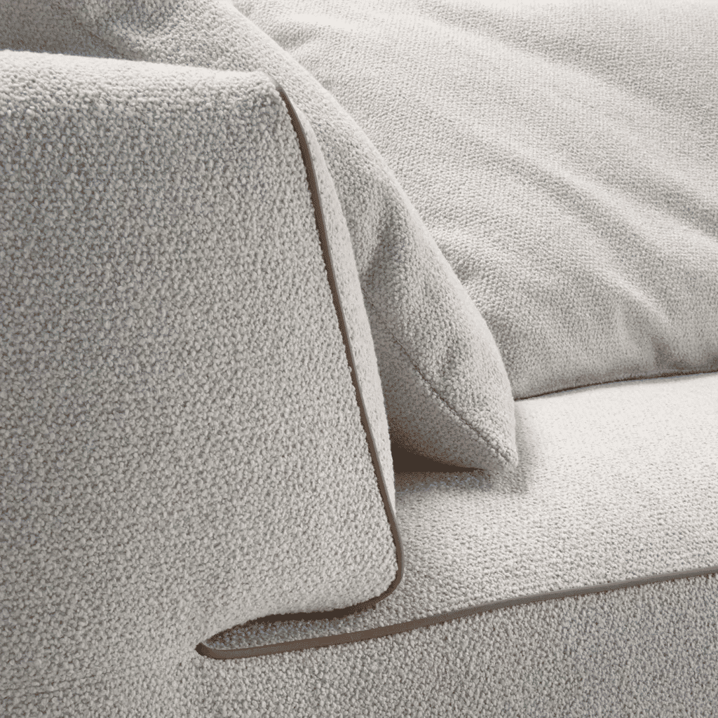 This photo shows the Perry linear sofa by Flexform