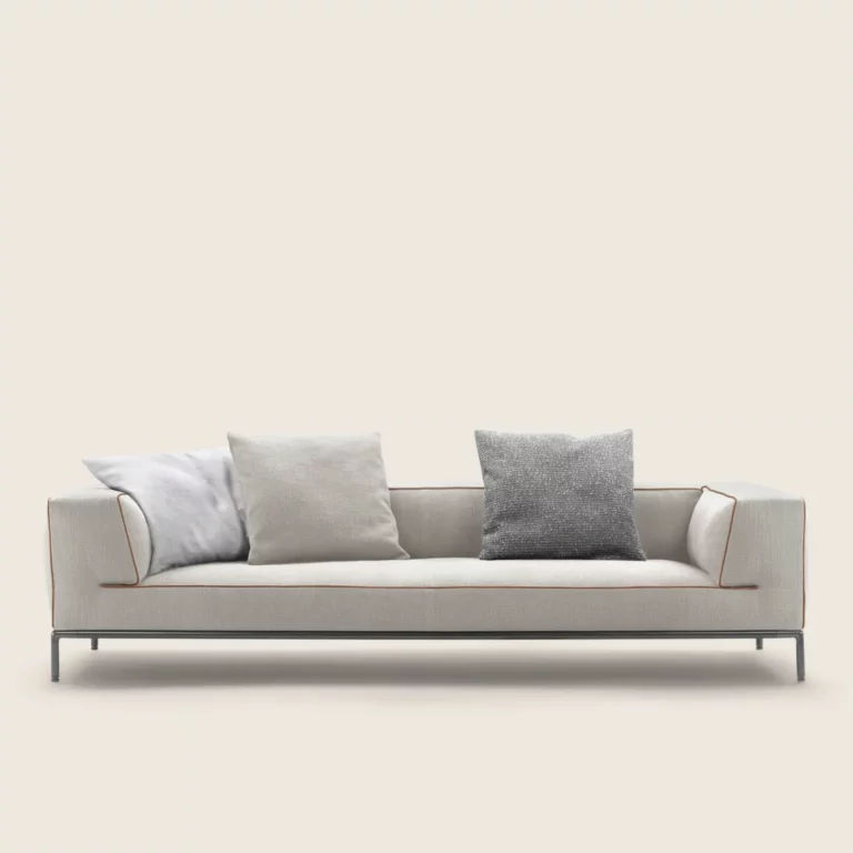 This photo shows the Perry Up linear sofa by Flexform