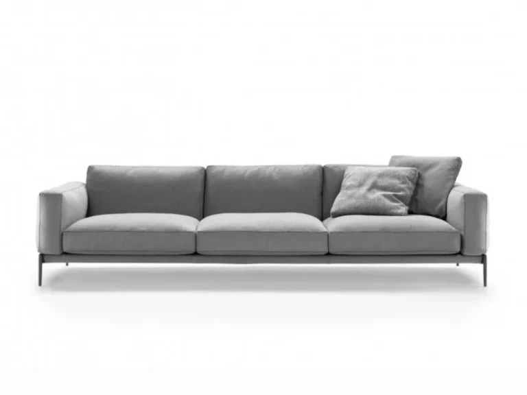 This photo shows the Romeo Compact linear sofa by Flexform