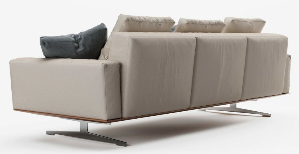 This photo shows the Soft Dream linear sofa by Flexform