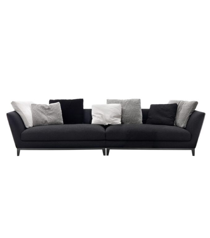 This photo shows the Weston linear sofa by Flexform