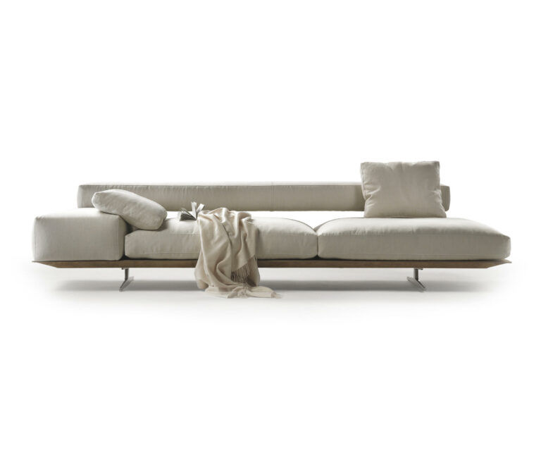 This photo shows the Wing linear sofa by Flexform