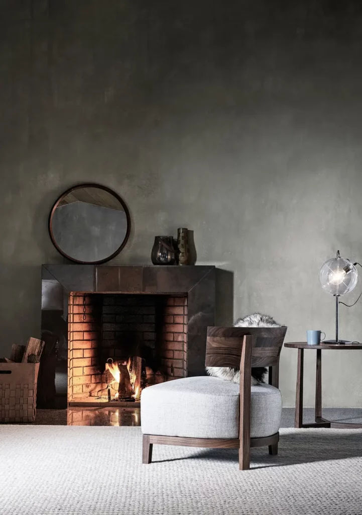 This photo shows the Thomas armchair by Flexform