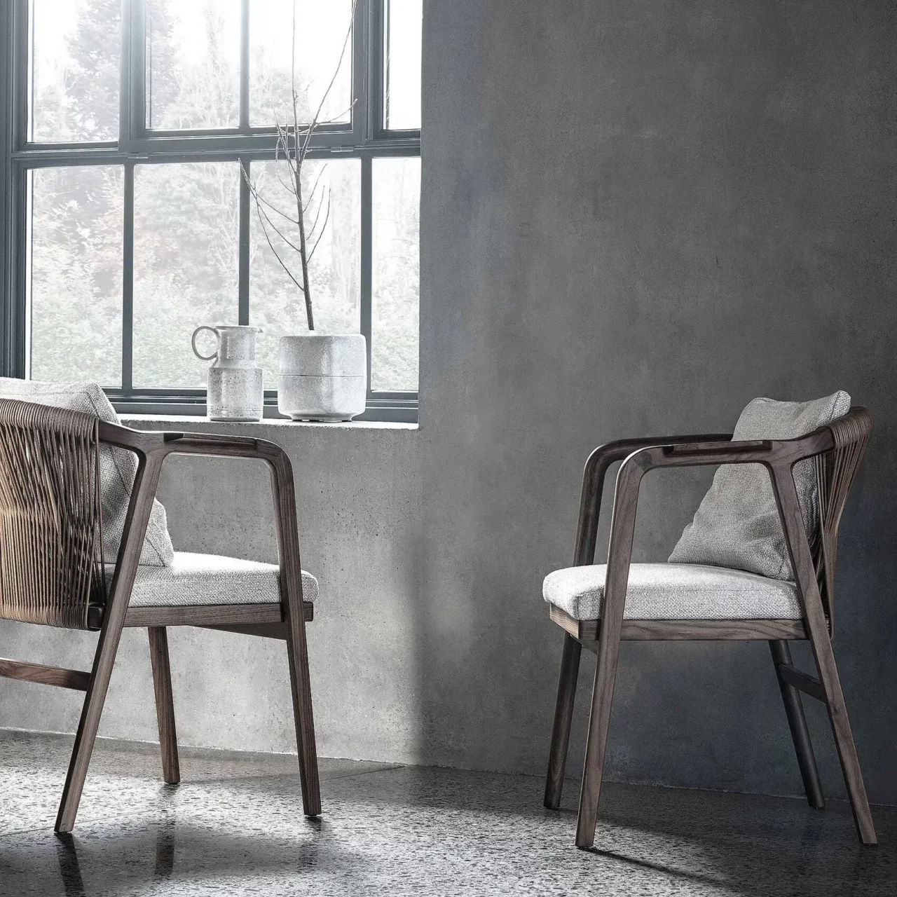 Questa foto mostra la sedia Crono di Flexform