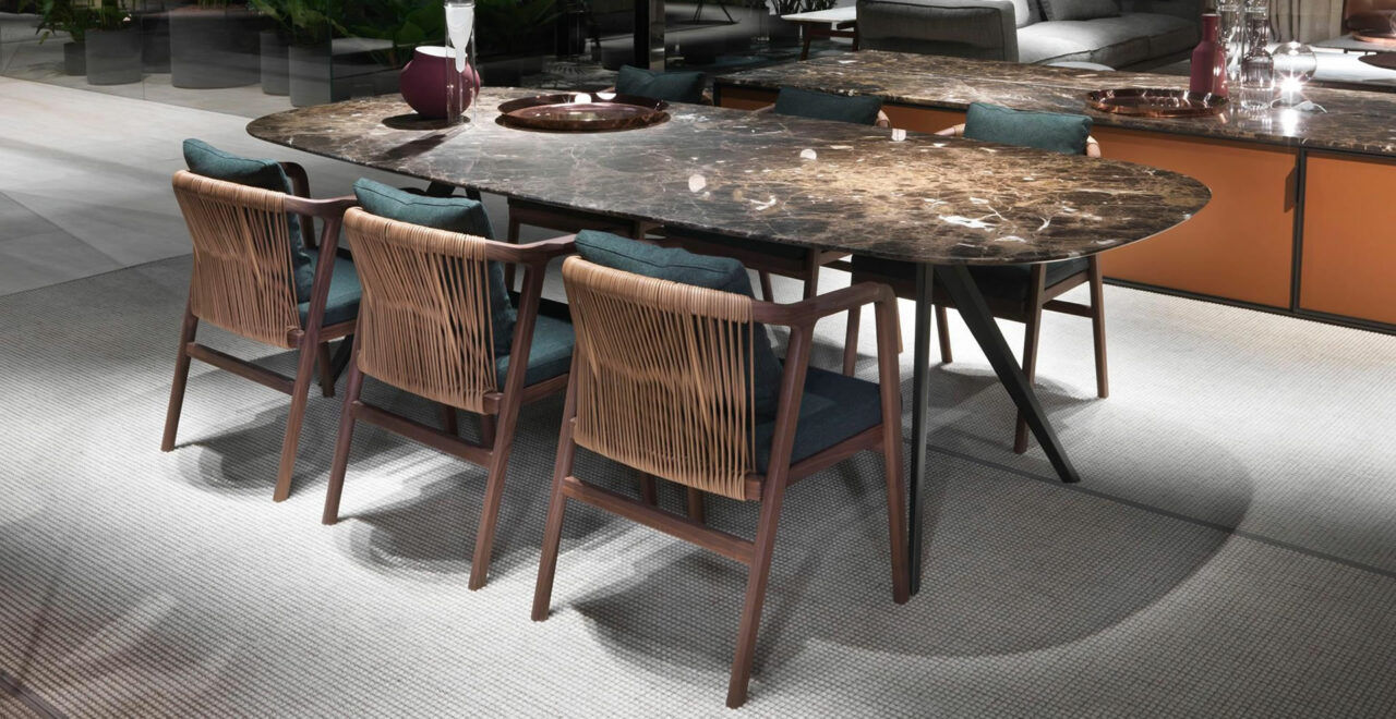 Questa foto mostra la sedia Crono di Flexform