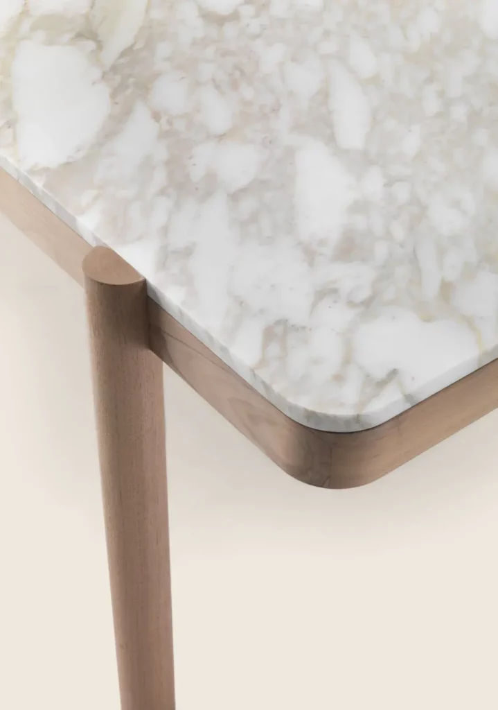 This photo shows the Gustav table by Flexform