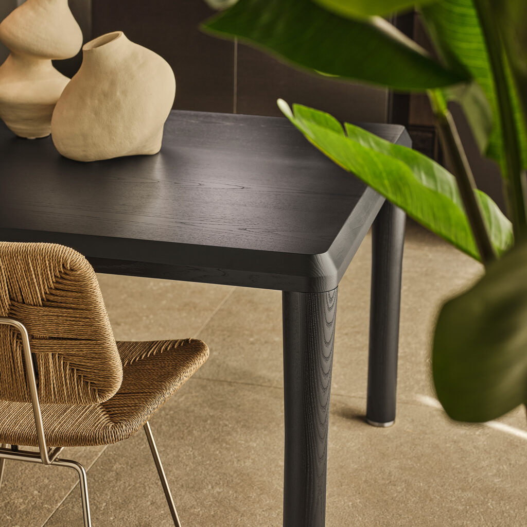 This photo shows the Kobo table by Flexform