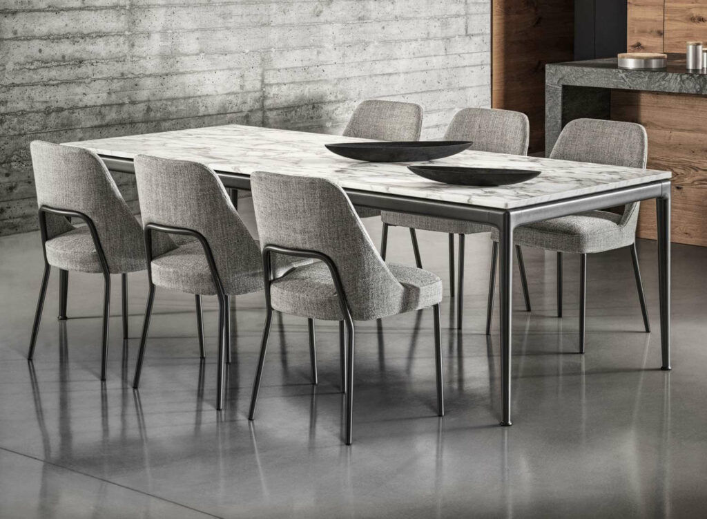 Cette photo montre la table Pico de Flexform