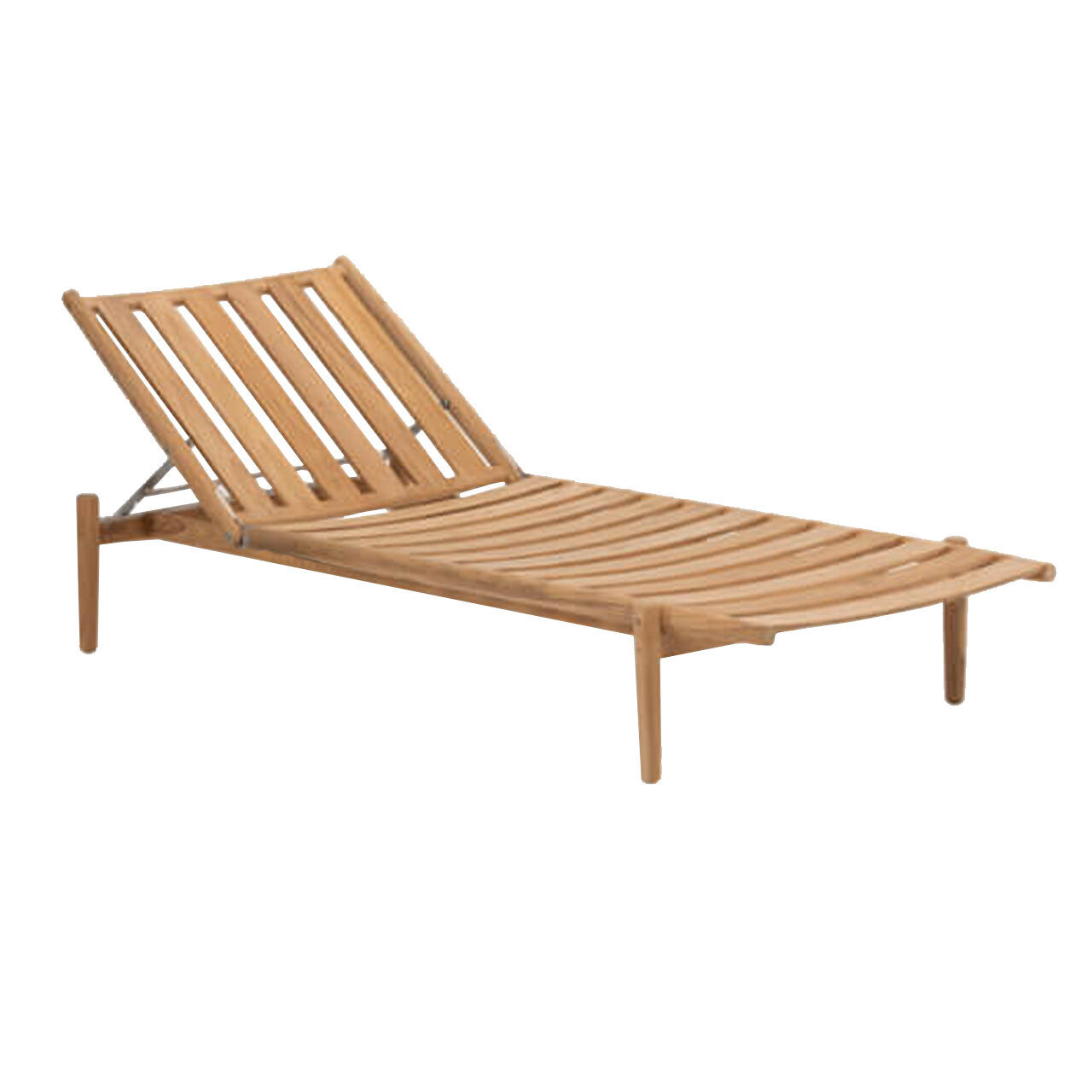 This photo shows the Levante outdoor sunbed by RODA