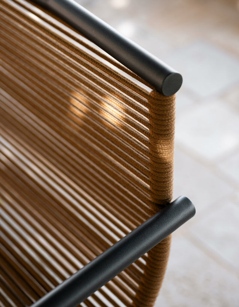 This photo shows the Laze outdoor chair by RODA
