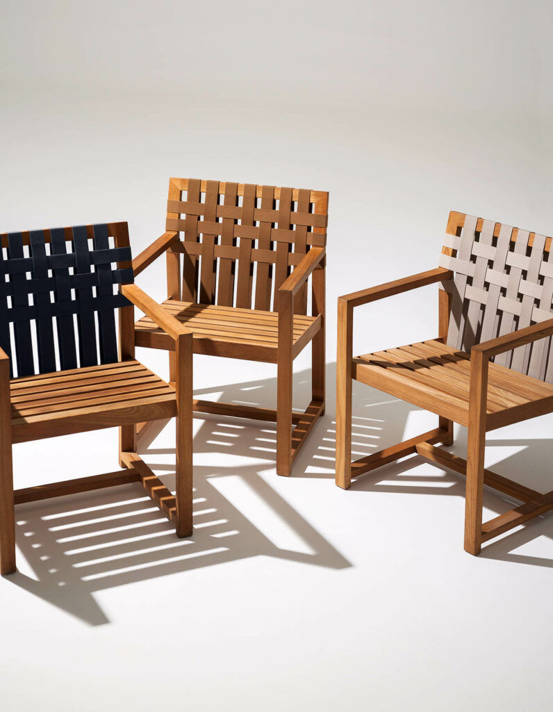 This photo shows the Network outdoor chair by RODA