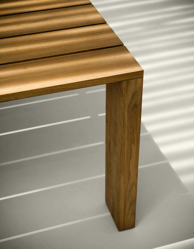 This photo shows the Pier outdoor table by RODA