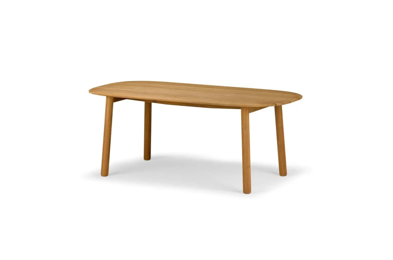 This photo shows the Mbrace table by DESALTO