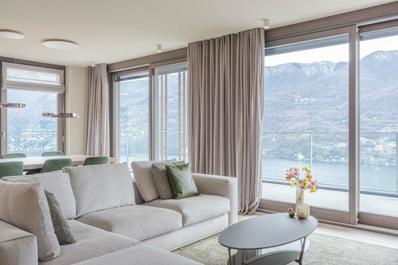 Lake Como Penthouse Project by Peverelli Design