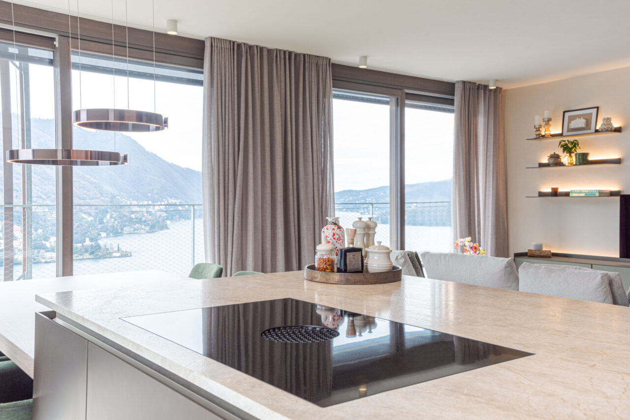 Lake Como Penthouse Project by Peverelli Design