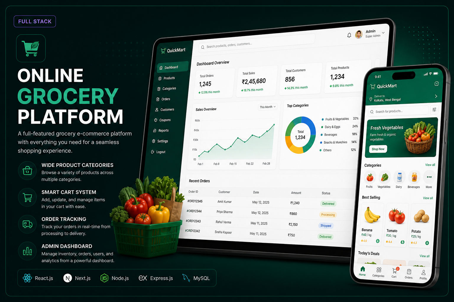 Online Grocery Platform