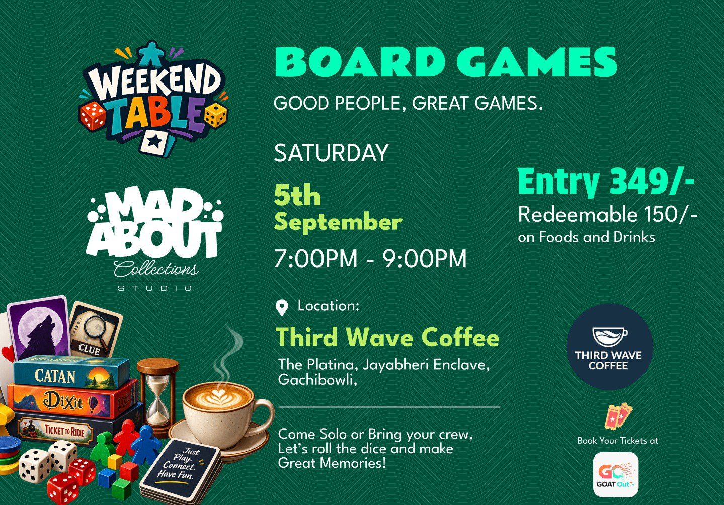 Board Gaming by Weekend Table | Hyderabad in Gachibowli