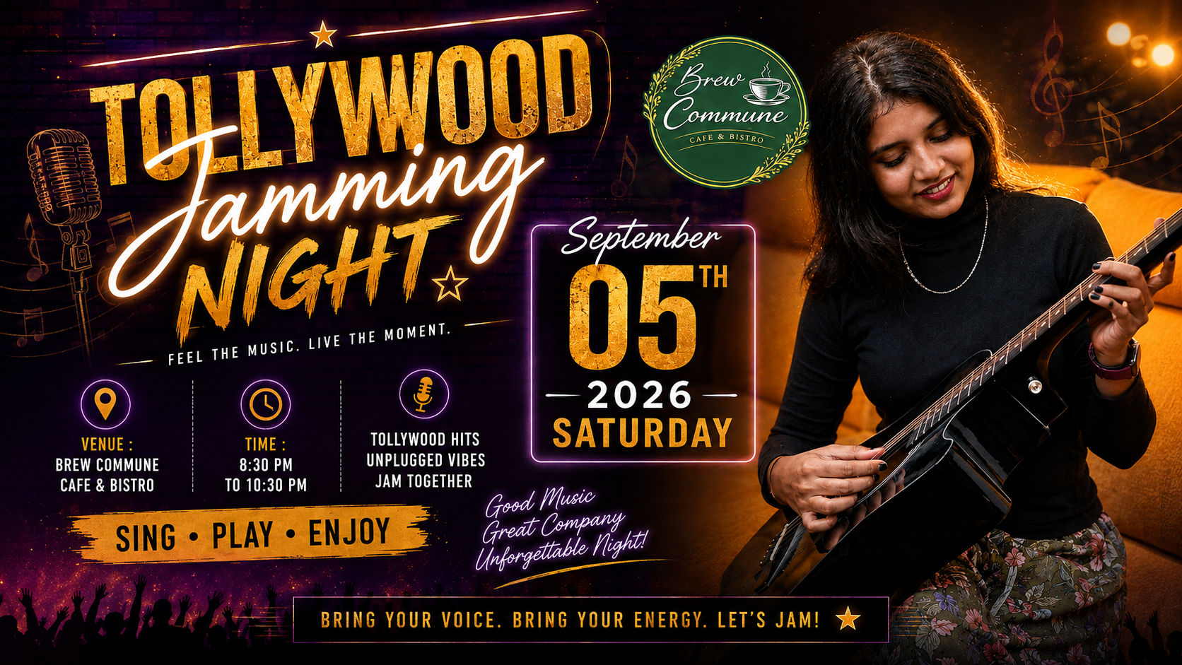 Tollywood Jamming Night in Madhapur 100 Feet Road