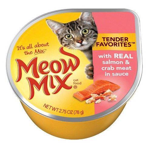 Meow Mix Tender Favorites With Real Salmon 78g