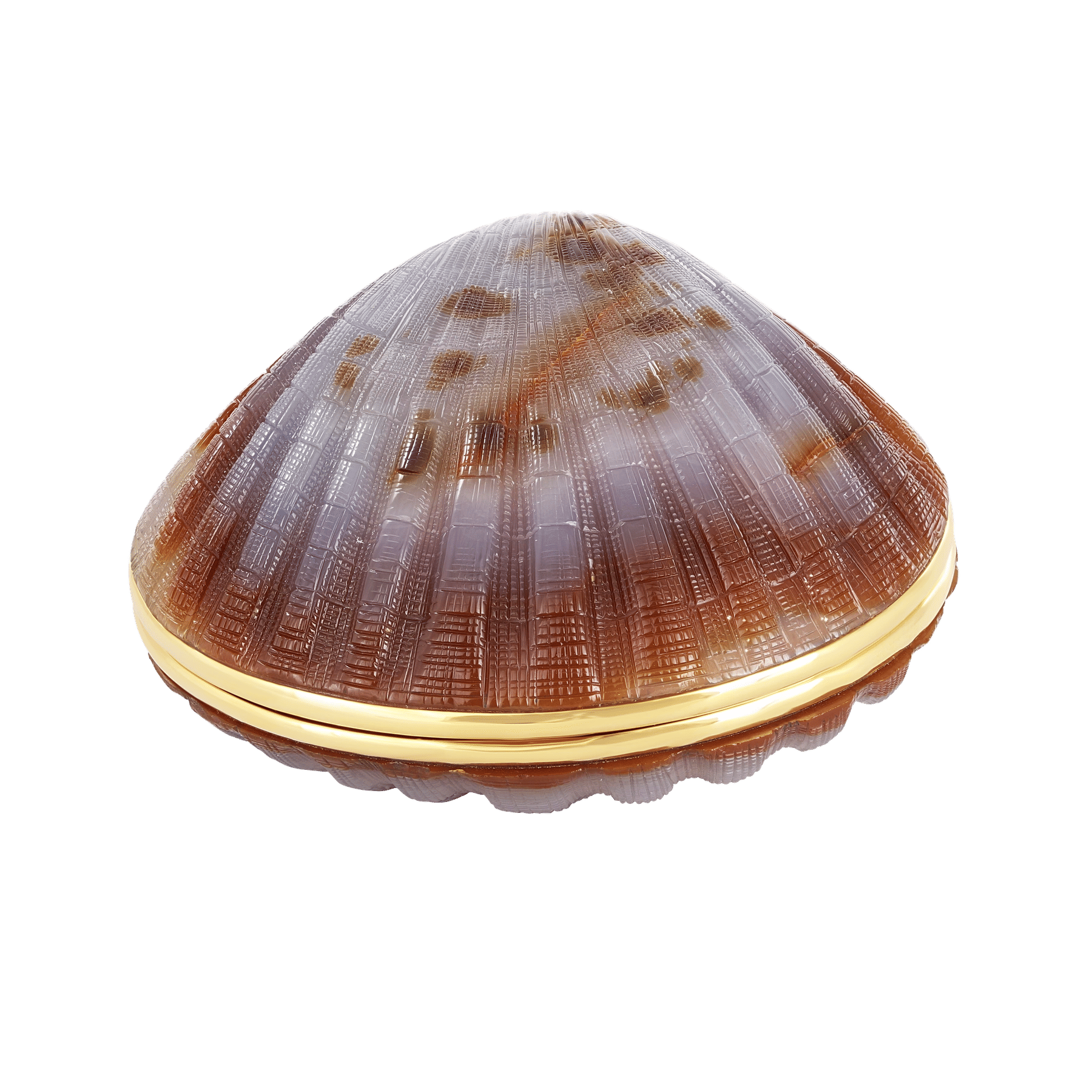 2 - Front of Idar-Oberstein Agate Shell by Emil Becker