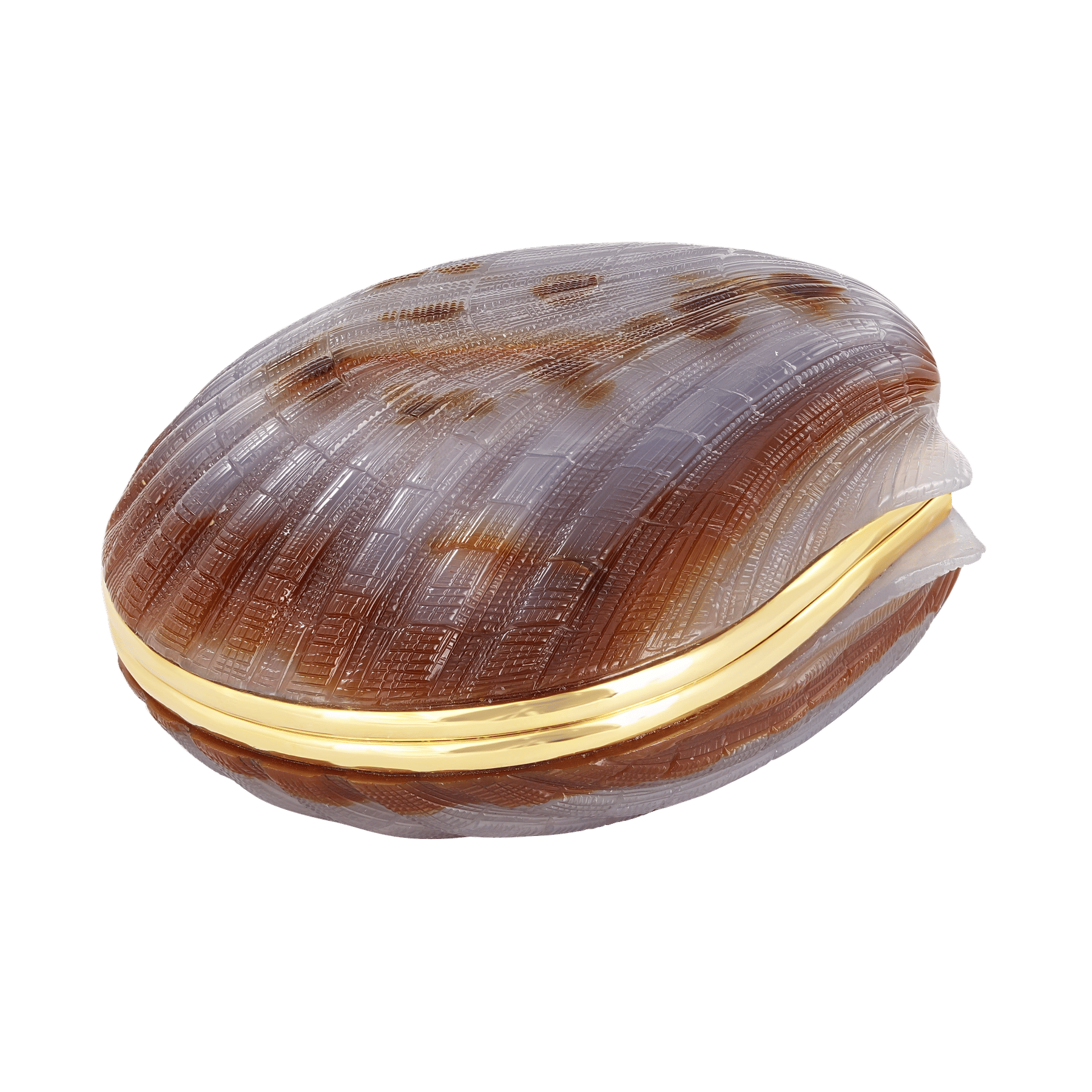 3 - Side of Idar-Oberstein Agate Shell by Emil Becker