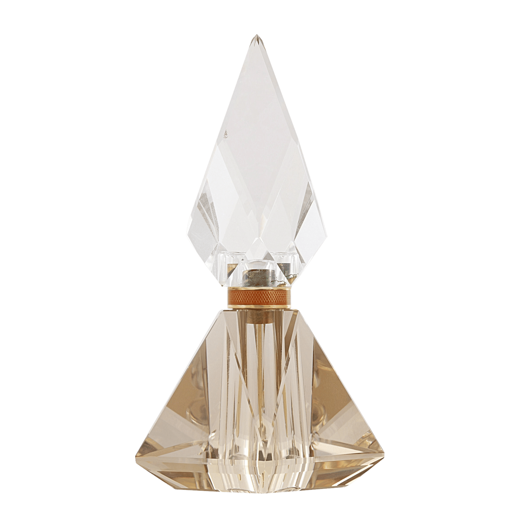 4 - Front of Facetted Rock Crystal and Citrine by Emil Becker
