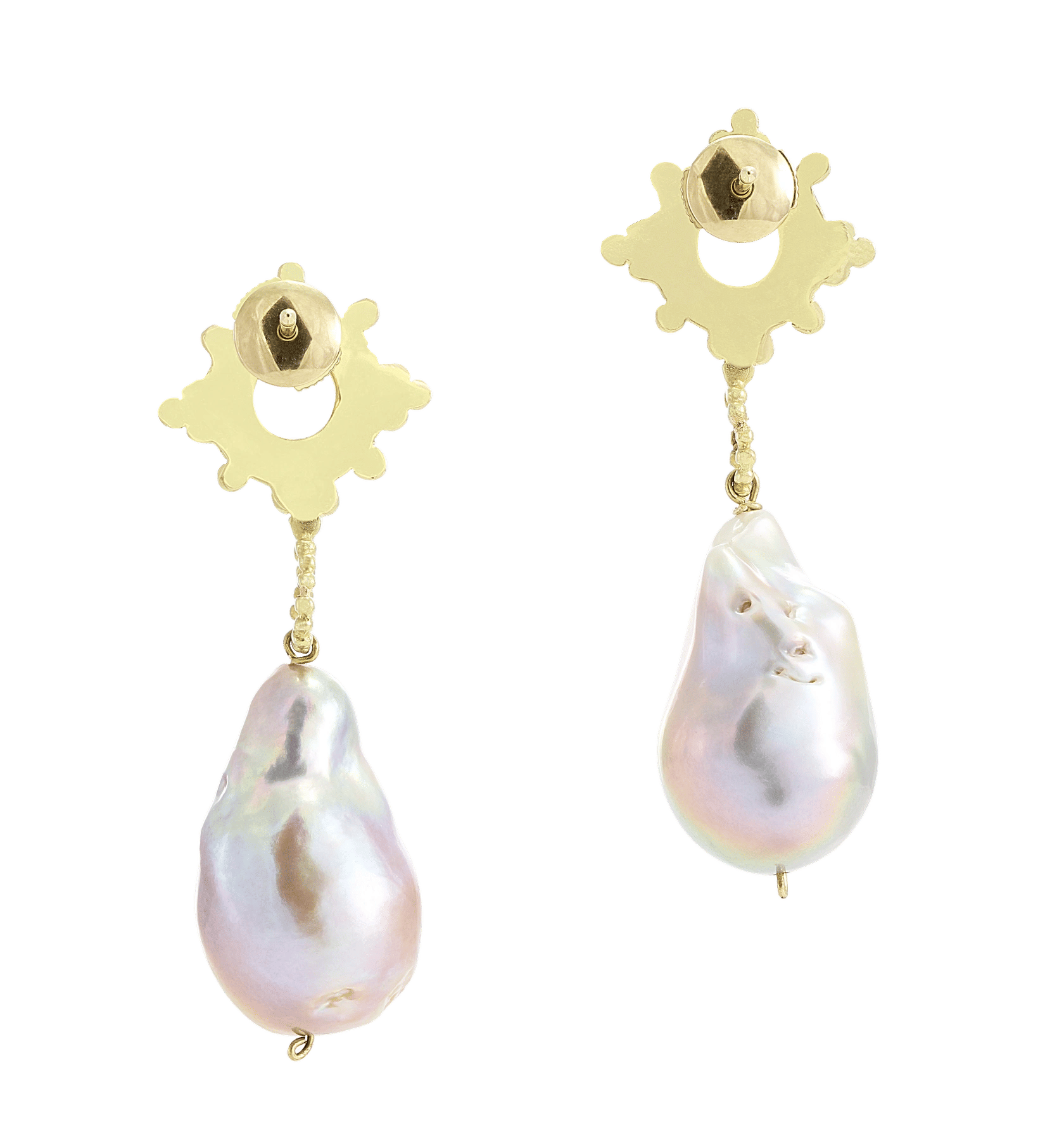 Back of Talisman Earrings