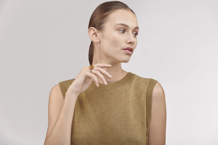 Citrine Victoria Ring