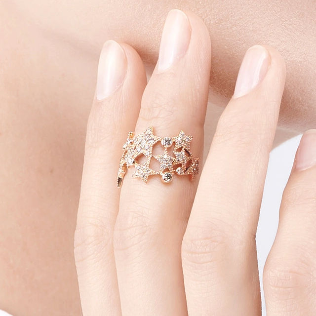Close up of Make a Wish Knukkle Ring
