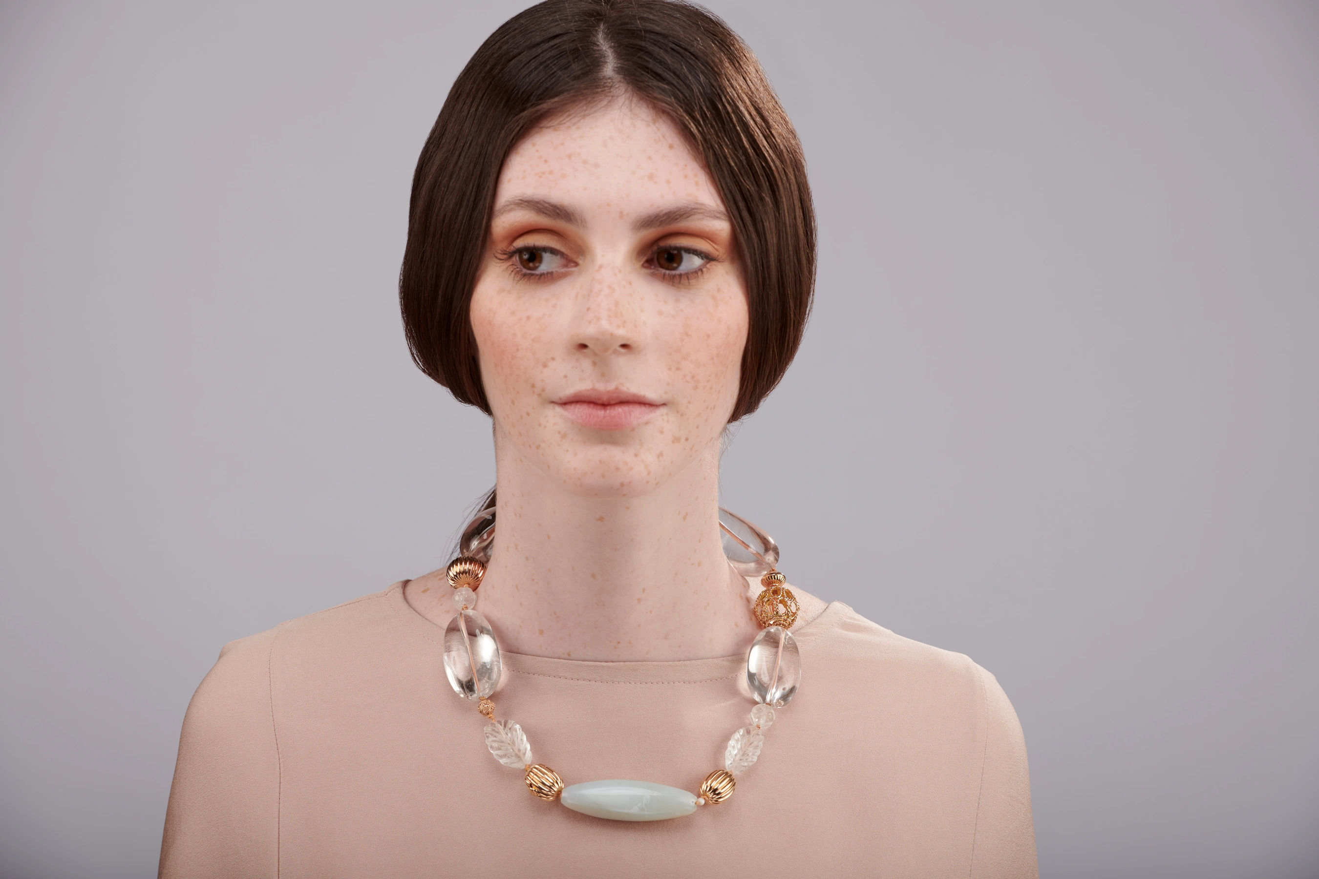 Collier Marahni Or Rose