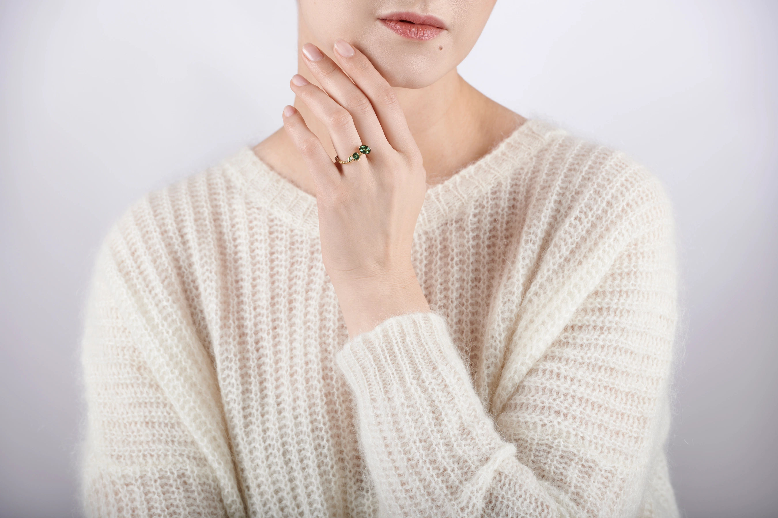 Eboulis Tourmaline Ring