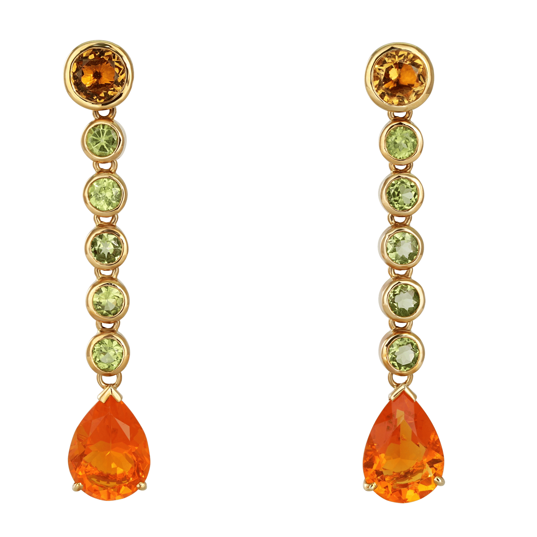 Front image of Citrouille Earrings by Laurent de Chavagnac