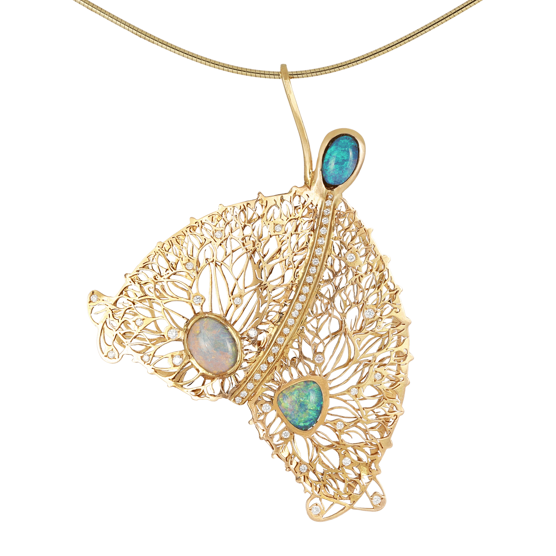 Front image of Dream Butterfly Diamond Pedant