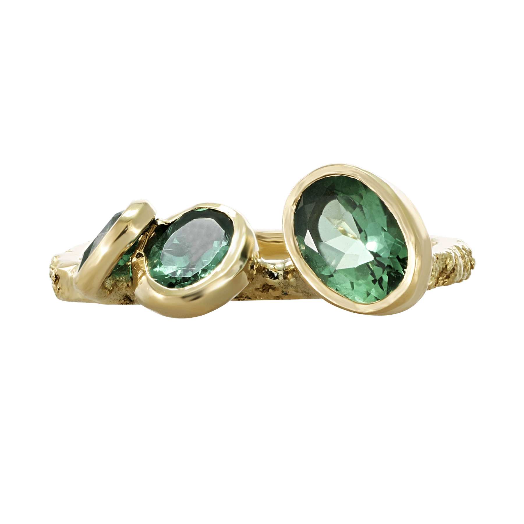 Front image of Eboulis Tourmaline Ring by Thierry Vendome