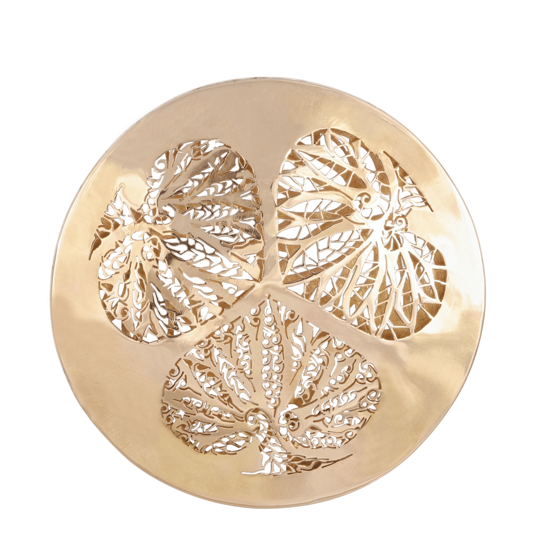 Front of Cedar Lace Pendant