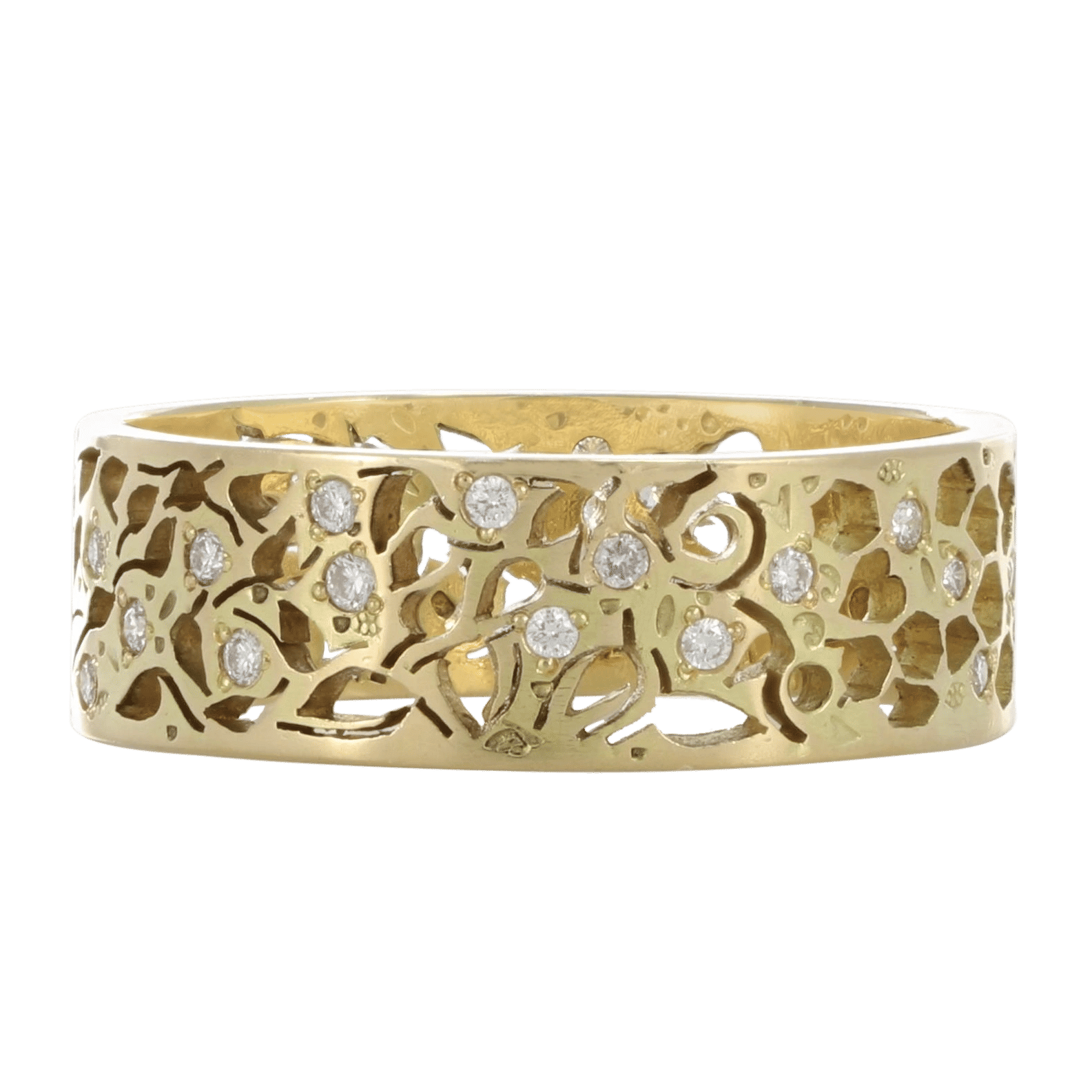 Front of Diamond Flower Band
