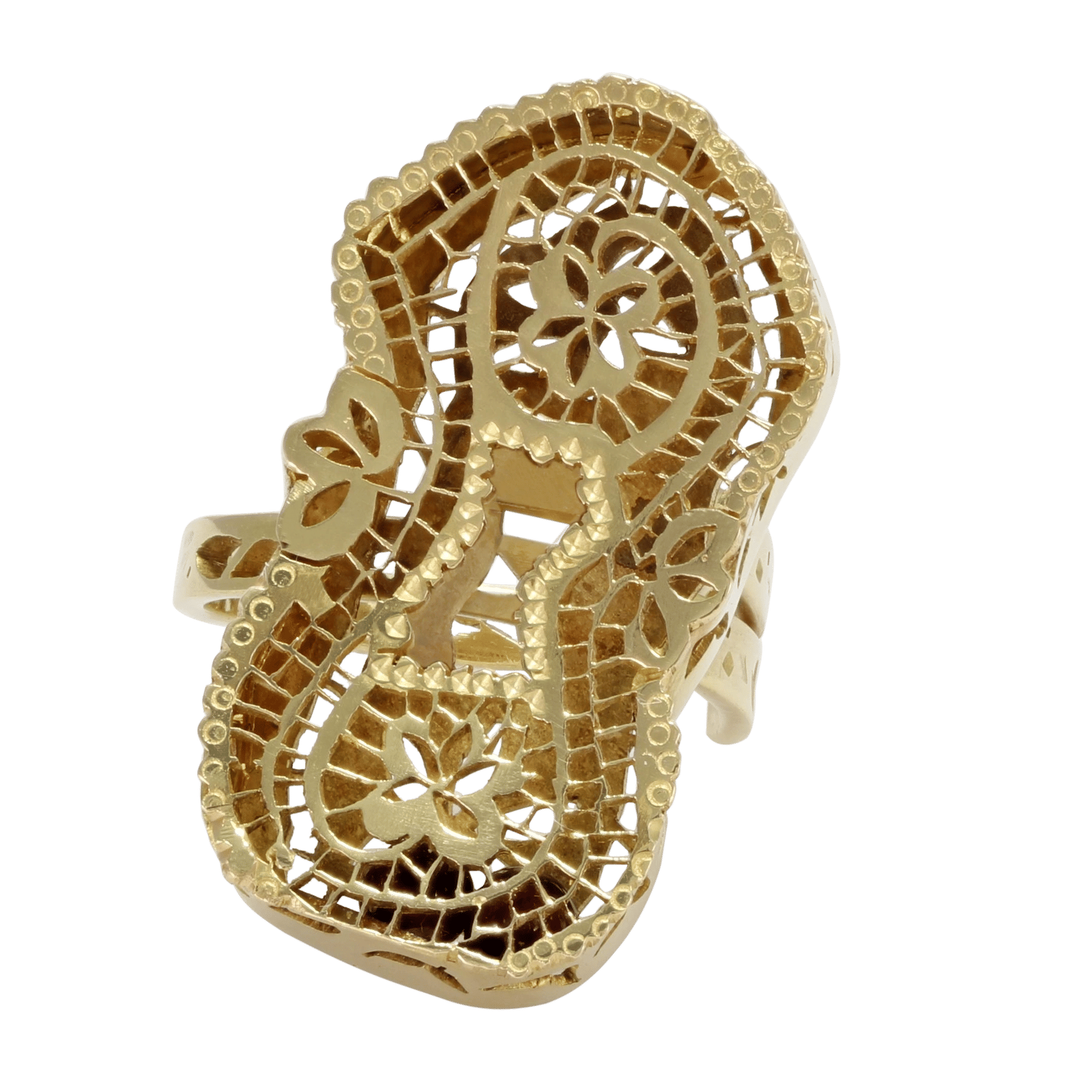 Front of Flower Lace Ring