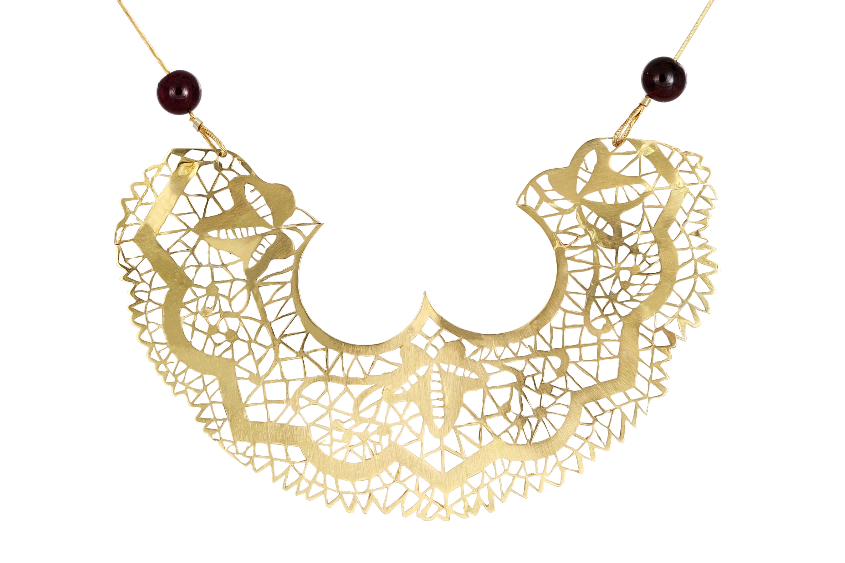 Front of Lace Corset Necklace