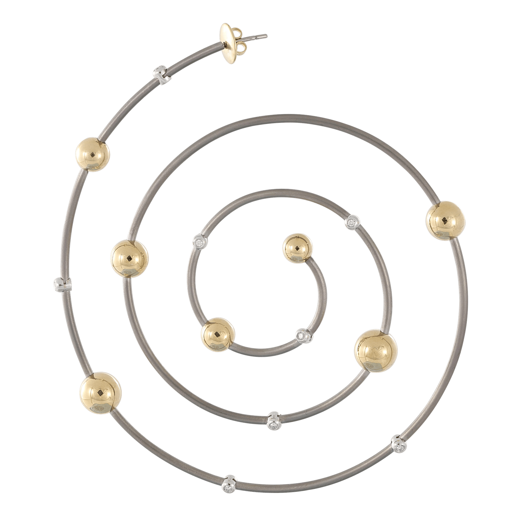 Front of Milky Way Spiral Diamond Large Hoops