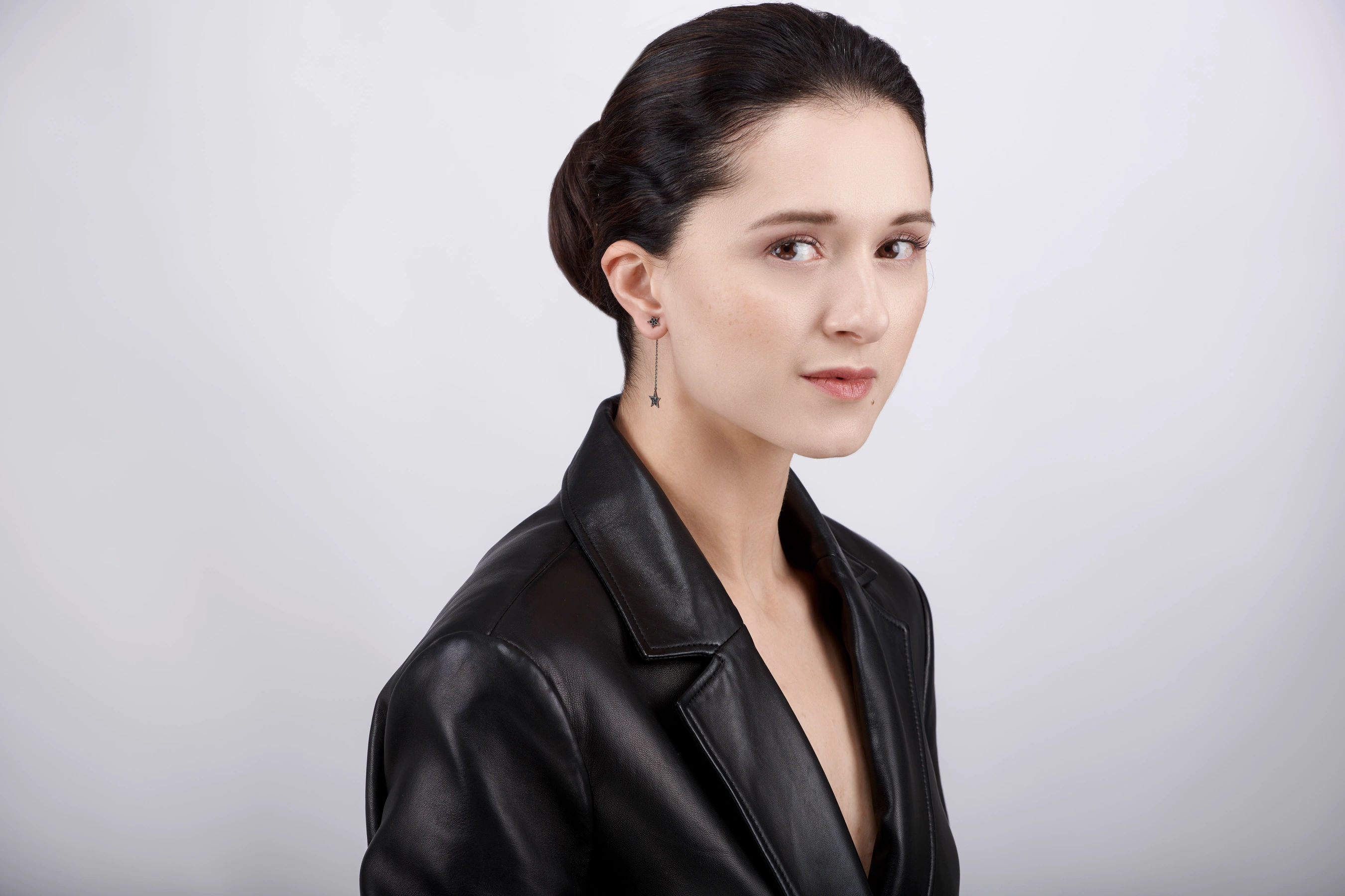 Make a Wish Transformable Earrings with Black Diamonds