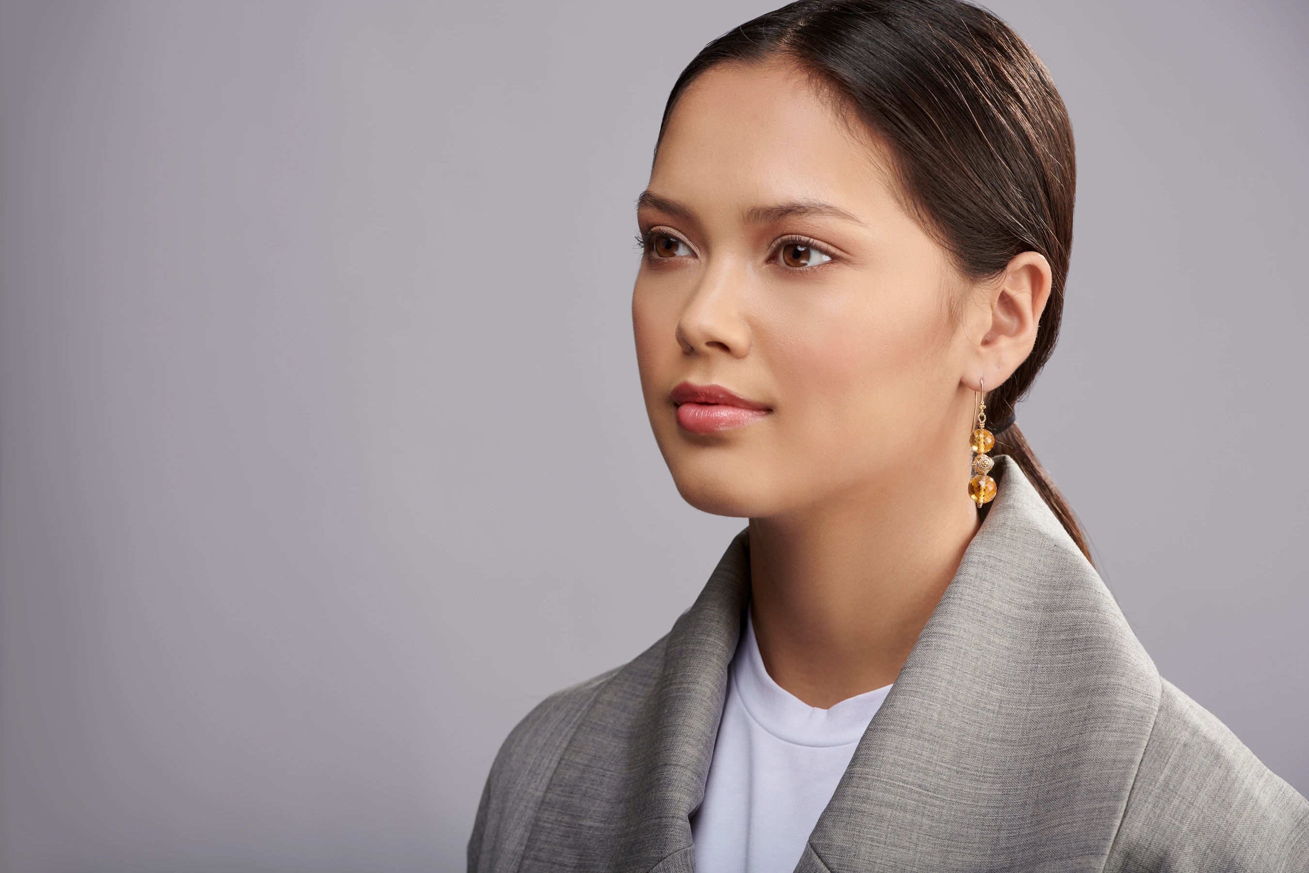 Rani Citrine Dangle