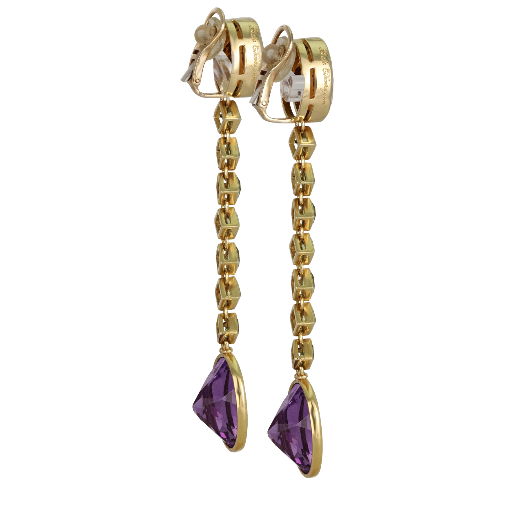 Side image of Flagrant Delhi Earrings by Laurent de Chavagnac