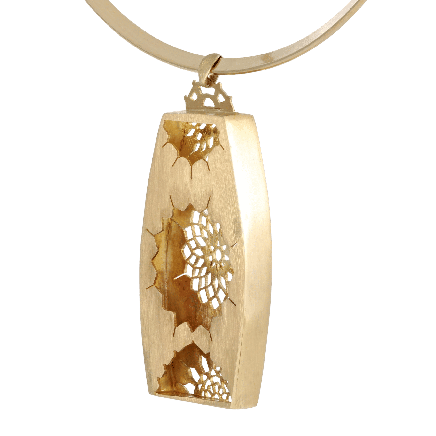 Side image of Sanctuary Rosette Pendant