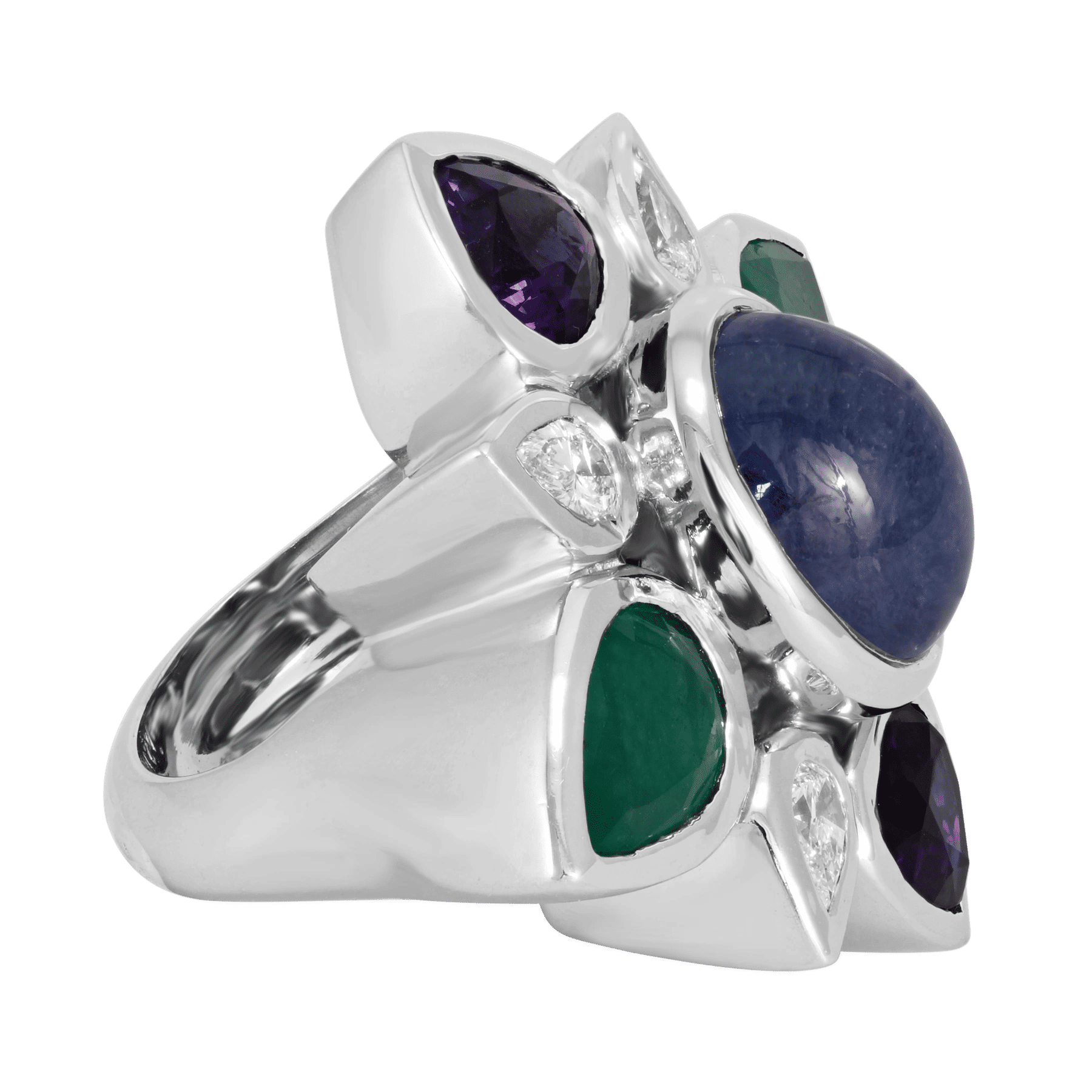 Side image of Udaipur Ring by Laurent de Chavagnac