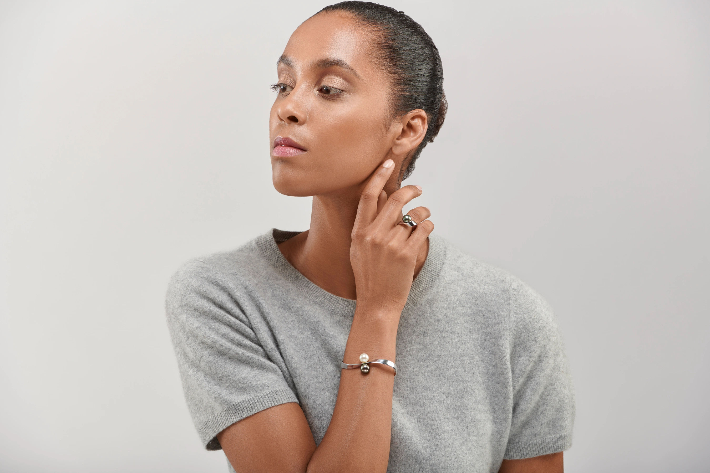 Tahitian Pearl Knot Ring